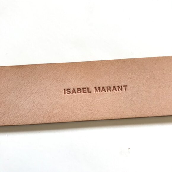 Isabel Marant Iconic Python Pecce Waist Belt Womens Medium Yellow Black Leather - Picture 12 of 14